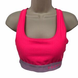 Under Armour Womens Crossback Pink Sports Bra Size M
